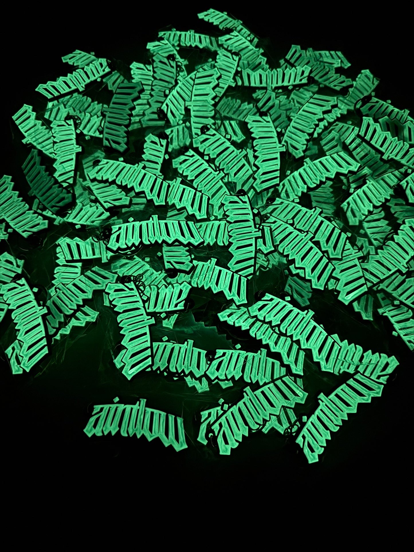 GLOW IN THE DARK KEY CHAIN